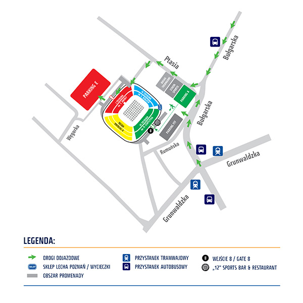 Mapka dojazdowa z przystankami 2015