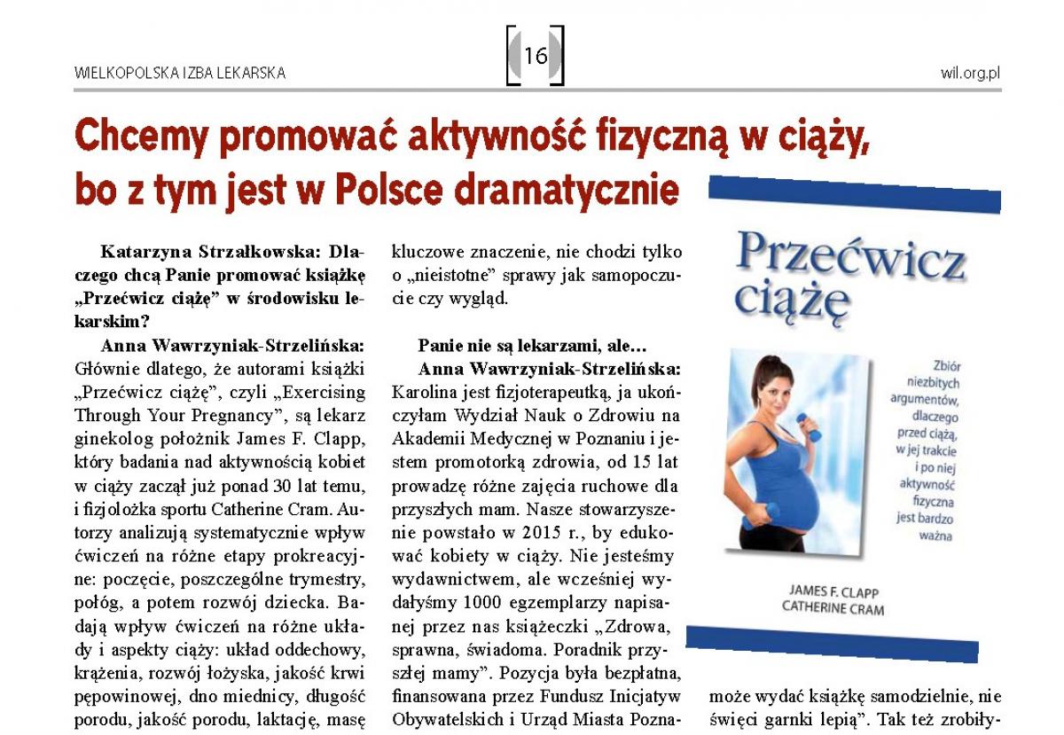 Stowarzyszenie w Biuletynie Wielkopolskiej Izby Lekarskiej